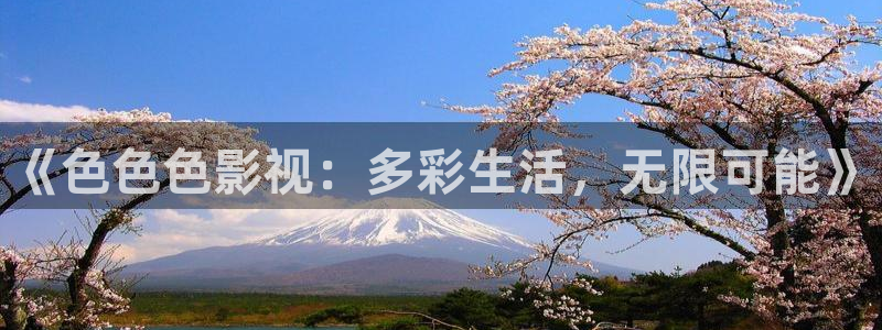殇情私人影院：《色色色影视：多彩生活，无限可能》