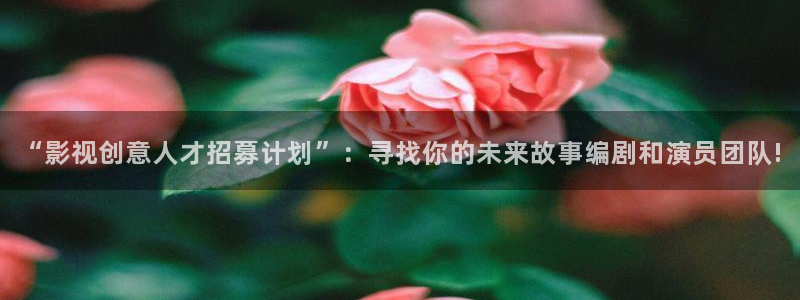 yy4480殇情影院：“影视创意人才招募计划”：寻找你的未来故事编剧和演员团队!